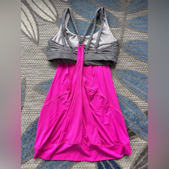 Lululemon Women’s Nouveau Limits Tank Raspberry Glo Light Size 8 - Picture 5 of 7